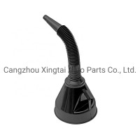 Universal Plastic Flexible Extension Big Oil Drain Car Oil Change Funnel with Filter and Removable Spout Long Tube Funnel