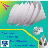 140g190micron 1000PCS Advanced Paper Funnel Paper Paint Straienr Paint Filter